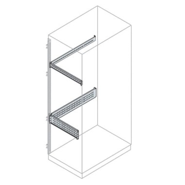 EB0550 Профиль L=500 H=100 для монтажа аксессуаров(2шт)