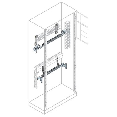 EH0024 DIN-рейка Ш=600мм 24мод+фронт кронштейн EH0024 DIN-рейка Ш=600мм 24мод+фронт кронштейн