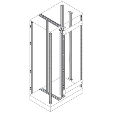 EM1803 Стойки каркаса+для ячеек+каб секции H=1800м