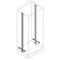 EM1804 Стойки для фиксации 19 дюймов-рамы или ячеек H=1800мм (2шт)