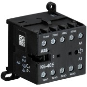 GJH1211001R8400 Мини-контакторное реле K6-40E-80 (3A при AC-15 400В), катушка 220В АС, с винтовыми клеммами