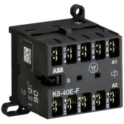 GJH1211003R8400 Мини-контакторное реле K6-40E-F-80 (3A при AC-15 400В), катушка 220В АС, со штыревыми клеммами