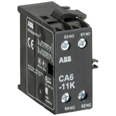 GJL1201317R0001 Доп. контакт CA6-11K боковой для миниконтакторов K6 и KC6