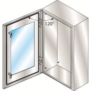 SRN8625VX Корпус шк.нерж(дв.со стеклом)800х600х250