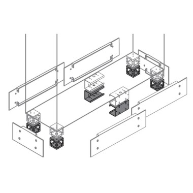 ZN1010 Элемент угловой цоколя H=100мм (4шт)