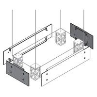 ZN5002 Фланец цоколя 200х500мм ВхШ, 2 шт.
