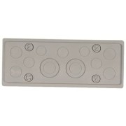 ZP57 Заглушка д/шк.типа С и G 2xPG29 / 4xPG16