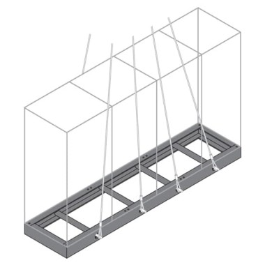 ZU1100 Цоколь транспортировочный H=100 ZU1100 Цоколь транспортировочный H=100