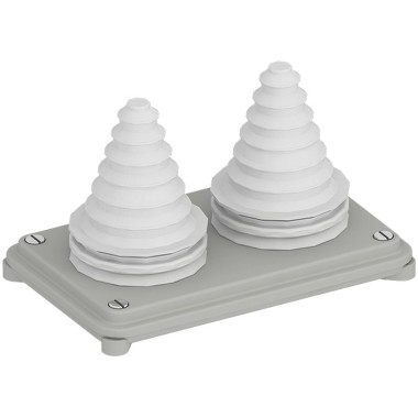 ZW455 Фланец д/шк.типа R и W с каб. сальниками