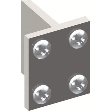 ZX66P50 Соединитель профилей EDF (1уп=50 шт) ZX66P50 Соединитель профилей EDF (1уп=50 шт)