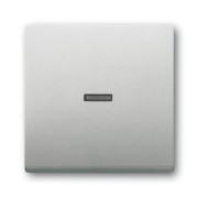 2CKA001751A3152 Клавиша для механизма 1-клавишного выключателя/переключателя/кнопки, с прозрачной линзой, серия Pure/сталь