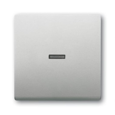 2CKA001751A3152 Клавиша для механизма 1-клавишного выключателя/переключателя/кнопки, с прозрачной линзой, серия Pure/сталь