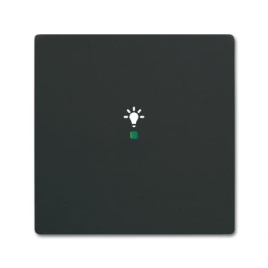 2CKA006220A0619 Клавиша одинарная free@home, освещение, future, цвет чёрный бархат