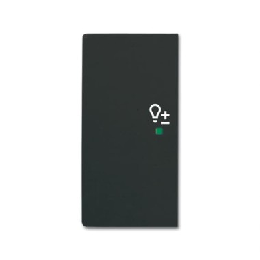 2CKA006220A0627 Клавиша двойная левая free@home, светорегулятор, future, цвет чёрный бархат