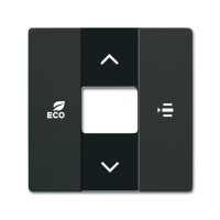 2CKA006220A0634 Накладка контроллера фанкойлов free@home, цвет чёрный бархат