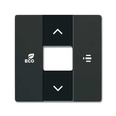 2CKA006220A0634 Накладка контроллера фанкойлов free@home, цвет чёрный бархат
