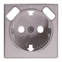 2CLA858830A1301 Накладка для розетки SCHUKO с 2хUSB ЗУ, арт.8188.3, серия SKY, цвет серебряный