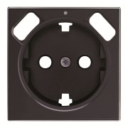 2CLA858830A1501 Накладка для розетки SCHUKO с 2хUSB ЗУ, арт.8188.3, серия SKY, цвет чёрный бархат