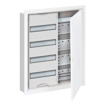 2CPX030160R9999 Шкаф 48М в нишу с медиапанелями 684х560х120 с расстоянием между DIN-рейками 125 мм и самозажимными клеммами N/PE U42MM