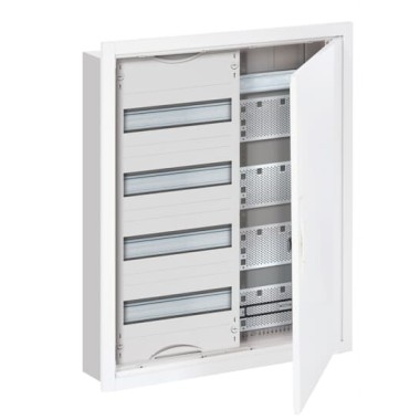 2CPX030160R9999 Шкаф 48М в нишу с медиапанелями 684х560х120 с расстоянием между DIN-рейками 125 мм и самозажимными клеммами N/PE U42MM