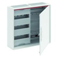 2CPX052205R9999 Шкаф 36М навесной с медиапанелями IP44, 500x550x160 с расстоянием между DIN-рейками 125 мм и самозажимными клеммами N/PE ComfortLine CA23VM