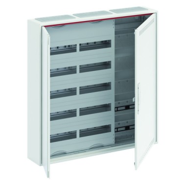 2CPX052216R9999 Шкаф 120М навесной с медиапанелями IP30, 800x800x160 между DIN-рейками 125 мм и самозажимными клеммами N/PE и дверью с вент. отверстиями ComfortLine CA35VML