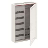 2CPX052221R9999 Шкаф 60М навесной с медиапанелями IP30, 800x550x160 между DIN-рейками 125 мм и самозажимными клеммами N/PE и Wi-Fi дверью с вент. отверстиями ComfortLine CA25VMW