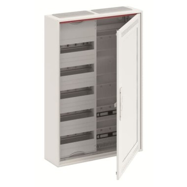 2CPX052221R9999 Шкаф 60М навесной с медиапанелями IP30, 800x550x160 между DIN-рейками 125 мм и самозажимными клеммами N/PE и Wi-Fi дверью с вент. отверстиями ComfortLine CA25VMW