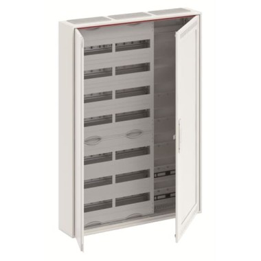 2CPX052227R9999 Шкаф 168М навесной с медиапанелями IP30, 1100x800x160 между DIN-рейками 125 мм и самозажимными клеммами N/PE и Wi-Fi дверью с вент. отверстиями ComfortLine CA37VMW