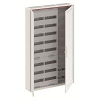 2CPX052228R9999 Шкаф 192М навесной с медиапанелями IP30, 1250x800x160 между DIN-рейками 125 мм и самозажимными клеммами N/PE и Wi-Fi дверью с вент. отверстиями ComfortLine CA38VMW