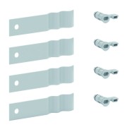 2CPX052465R9999 Монтажные кронштейны CZ8P4 для скрытого монтажа, подходит для шкафов ComfortLine A и B (4 шт)