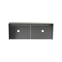 2TMA130160A0010 Козырёк, 2\х, для ниши, алюминий