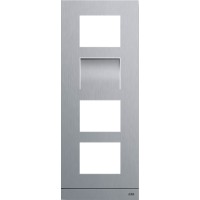 2TMA130160X0005 Станция вызова, видео, 1/4, без клавишных модулей, сталь