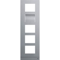 2TMA130160X0006 Станция вызова, видео, 1/5, без клавишного модуля, сталь