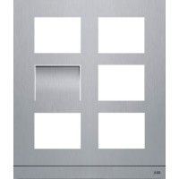 2TMA130160X0007 Станция вызова, видео, 2/3, без клавишных модулей, сталь