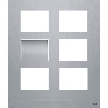 2TMA130160X0007 Станция вызова, видео, 2/3, без клавишных модулей, сталь