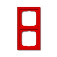 2CKA001754A4714 Рамка 2-постовая, серия Future linear, цвет красный