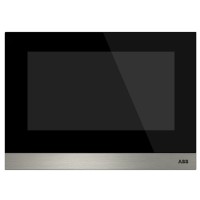 2TMA130050B0065 H8236-4B ABB-IPtouch 7, LAN+WiFi+HA+App+Cripto, чёрный, c индукционной петлёй, монтаж на поверхность и в нишу, нижняя сменная планка