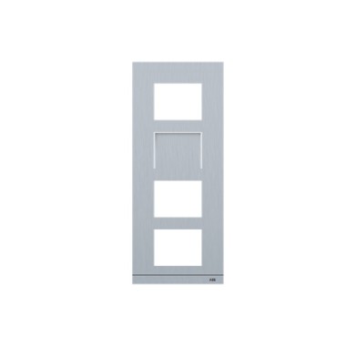 2TMA200160A0005 Рамка для станции видеовызова, 1/4, без клавишных модулей, алюминий