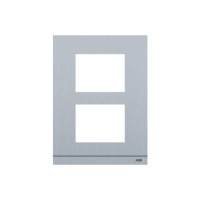 2TMA200160A0011 Рамка станции вызова, размер 1/2, серебристый