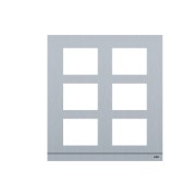 2TMA200160A0019 Рамка станции вызова, размер 2/3, серебристый