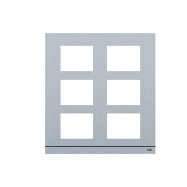 2TMA200160A0019 Рамка станции вызова, размер 2/3, серебристый