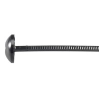 7TAG009520R0061 Cтяжка каб. Ty-Rap, стальной зуб для монтажа заподлицо, ПА 66/нерж.сталь, черн. УФ-стойк. 5.7x244мм, TY41M