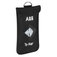 7TAG009930R0012 Чехол д/стяжки каб. Ty-Rap, полиэфиропластик/винил, синий/черный, x102мм, TY-TOTE-25