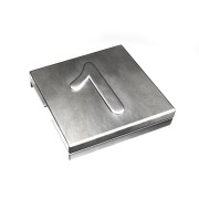 7TCG009470R0065 Маркировка для стяжки каб. Ty-Met, б/покрытия, нерж.сталь, металлик, '1', YID-CHAR-1