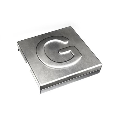 7TCG009470R0083 Маркировка для стяжки каб. Ty-Met, б/покрытия, нерж.сталь, металлик, 'G', YID-CHAR-G