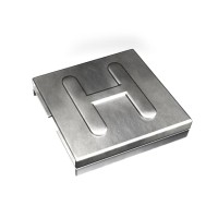 7TCG009470R0084 Маркировка для стяжки каб. Ty-Met, б/покрытия, нерж.сталь, металлик, 'H', YID-CHAR-H