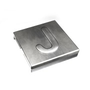 7TCG009470R0086 Маркировка для стяжки каб. Ty-Met, б/покрытия, нерж.сталь, металлик, 'J', YID-CHAR-J