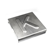 7TCG009470R0087 Маркировка для стяжки каб. Ty-Met, б/покрытия, нерж.сталь, металлик, 'K', YID-CHAR-K