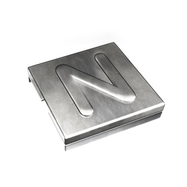 7TCG009470R0091 Маркировка для стяжки каб. Ty-Met, б/покрытия, нерж.сталь, металлик, 'N', YID-CHAR-N